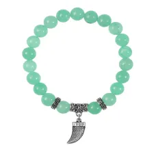 Браслет Клык (сила, мужество, воля, энергия), Нефрит BSPE-02-2077