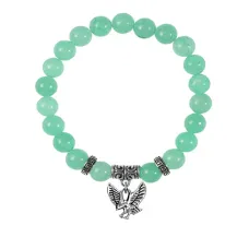 Браслет Орел (защита, сила, победа), Нефрит BSPE-02-24