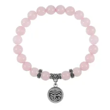 Браслет Око Ра (дар предвидения), Розовый кварц BSPE-03-09