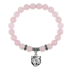 Браслет Тигр (защита, сила, победа), Розовый кварц BSPE-03-10