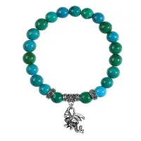 Браслет Дракон (удача, могущество, успех), Хризоколла