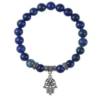 Браслет Хамса (от сглаза и зла), Лазурит