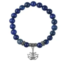 Браслет Лотос (гармония и развитие), Лазурит