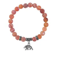 Браслет Медведь (защита, сила, победа), Африканский агат