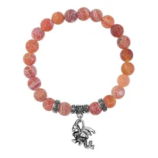Браслет Дракон (удача, могущество, успех), Африканский агат