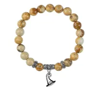 Браслет Волшебная шляпа (магический дар), Песочная яшма BSPE-09-20