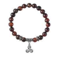 Браслет Трискель (защита и гармония), Бычий глаз BSPE-11-0036