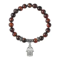 Браслет Хамса (от сглаза и зла), Бычий глаз BSPE-11-01