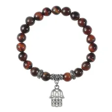 Браслет Хамса (от сглаза и зла), Бычий глаз BSPE-11-01
