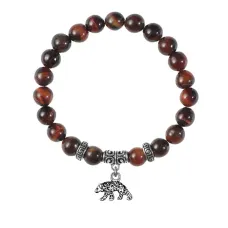 Браслет Медведь (защита, сила, победа), Бычий глаз BSPE-11-19