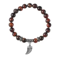 Браслет Клык (сила, мужество, воля, энергия), Бычий глаз BSPE-11-2077