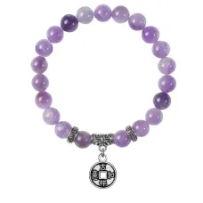 Браслет Монета (богатство), Аметист