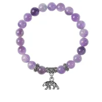 Браслет Медведь (защита, сила, победа), Аметист