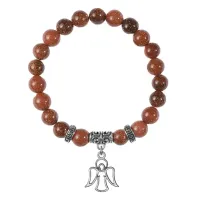 Браслет Ангел-хранитель (помощь и защита), Коричневый авантюрин BSPE-13-05