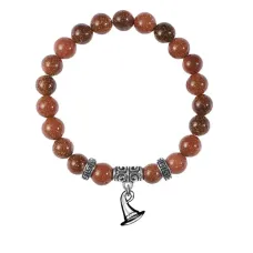 Браслет Волшебная шляпа (магический дар), Коричневый авантюрин BSPE-13-20