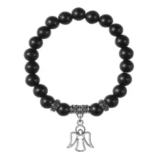 Браслет Ангел-хранитель (помощь и защита), Шунгит BSPE-15-05