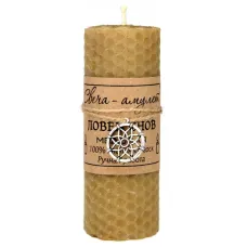 Свеча Ловец снов 10х3,7см натуральный воск MSV018