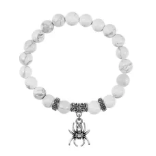 Браслет Паук (защита, трудолюбие, достаток), Кахолонг BSPE-16-14