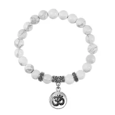 Браслет Ом (защита и духовное развитие), Кахолонг BSPE-16-18