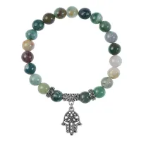 Браслет Хамса (от сглаза и зла), Яшма BSPE-18-0001