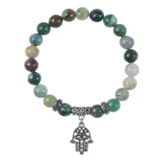 Браслет Хамса (от сглаза и зла), Яшма BSPE-18-0001