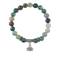 Браслет Лотос (гармония и развитие), Яшма