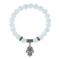 Браслет Хамса (от сглаза и зла), Сахарный кварц