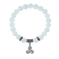 Браслет Трискель (защита и гармония), Сахарный кварц BSPE-20-0036