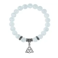 Браслет Трикветр (защита и гармония), Сахарный кварц