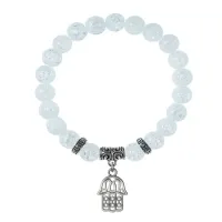 Браслет Хамса (от сглаза и зла), Сахарный кварц BSPE-20-01