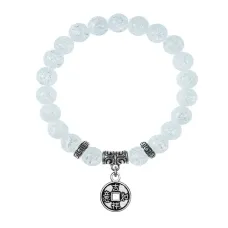 Браслет Монета (богатство), Сахарный кварц BSPE-20-13