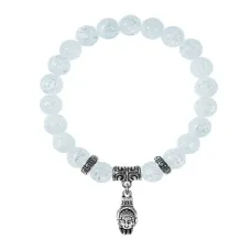 Браслет Рука Будды (защита, духовное развитие), Сахарный кварц BSPE-20-2056