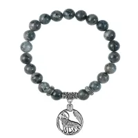 Браслет Волк (защита, сила, победа), Лабрадор BSPE-21-07