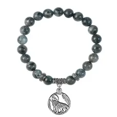 Браслет Волк (защита, сила, победа), Лабрадор BSPE-21-07