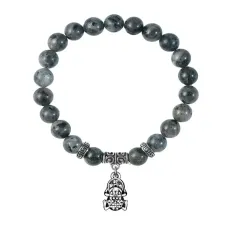 Браслет Лягушка с монетой (богатство), Лабрадор BSPE-21-23