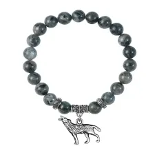 Браслет Волк (защита, сила, победа), Лабрадор BSPE-21-28