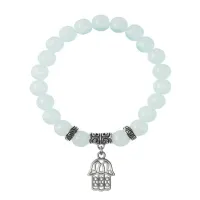 Браслет Хамса (от сглаза и зла), Лунный камень BSPE-22-01