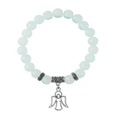 Браслет Ангел-хранитель (помощь и защита), Лунный камень BSPE-22-05
