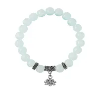 Браслет Лотос (гармония и развитие), Лунный камень BSPE-22-15