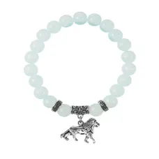 Браслет Лев (храбрость, власть, благосостояние), Лунный камень BSPE-22-2073