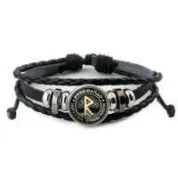 Кожаный браслет Руна Райдо BSK-0345