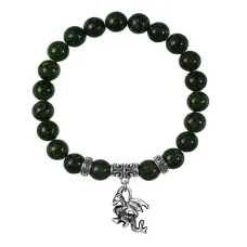 Браслет Дракон (удача, могущество, успех), Змеевик BSPE-23-25