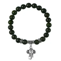 Браслет Слон (мудрость, сила, долголетие), Змеевик BSPE-23-26