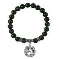 Браслет Подкова (Счастье), Змеевик BSPE-23-31