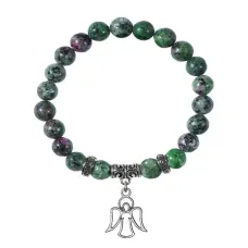 Браслет Ангел-хранитель (помощь и защита), Цоизит BSPE-26-05