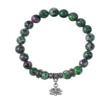 Браслет Лотос (гармония и развитие), Цоизит