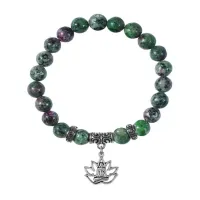 Браслет Лотос (гармония и развитие), Цоизит