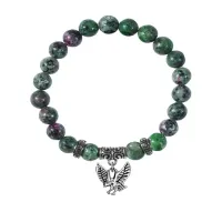 Браслет Орел (защита, сила, победа), Цоизит BSPE-26-24