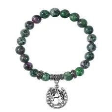 Браслет Подкова (счастье), Цоизит BSPE-26-31