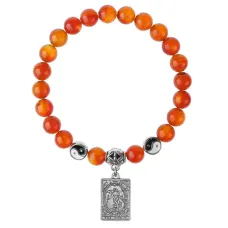 Браслет Таро - Мир, Сердолик 8мм BSPE1-01-3019